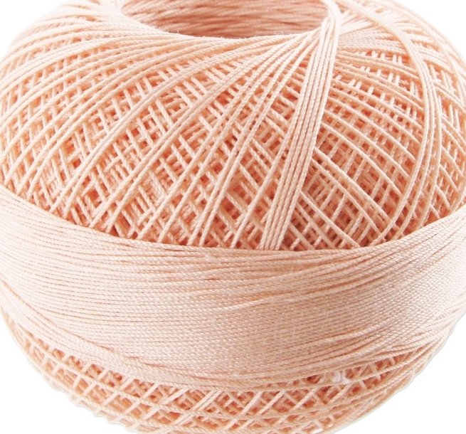 Col.630, Peach Lt., Lizbeth thread