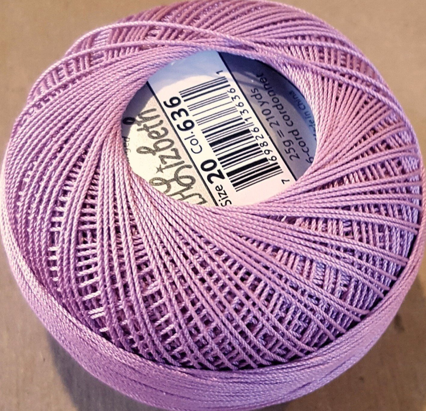 Col.636, Country Grape Lt., Lizbeth thread