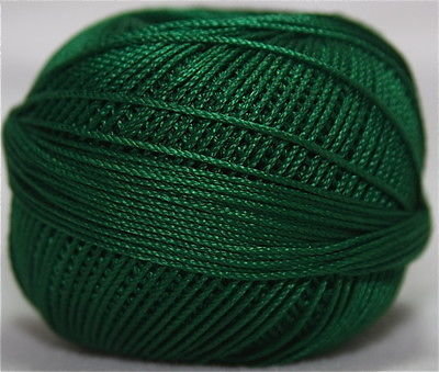 Col.638, Christmas Green, Lizbeth thread