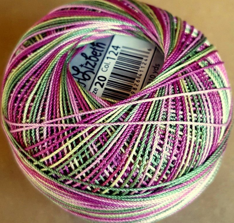 Col.124, Spring Garden, Lizbeth thread