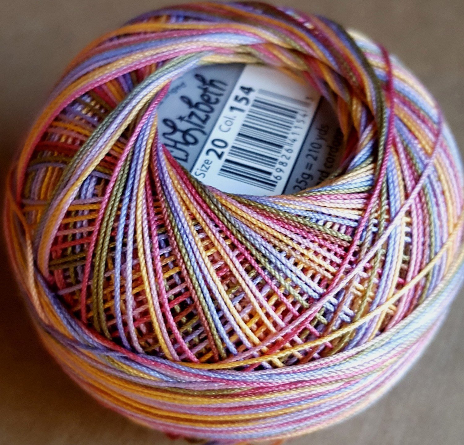 Col.154, Wildflower Garden, Lizbeth thread