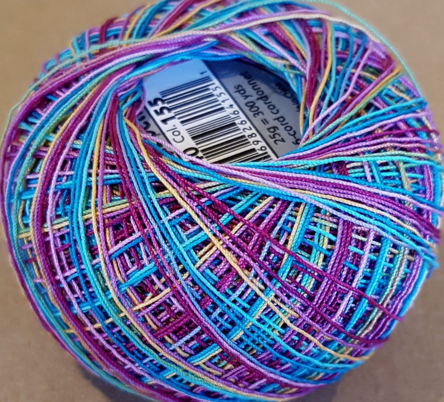 Col.155, Ocean Sunset, Lizbeth thread