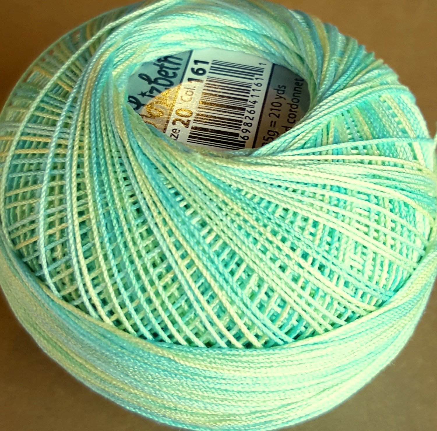 Col.161, Sea Island Citrus, Lizbeth thread