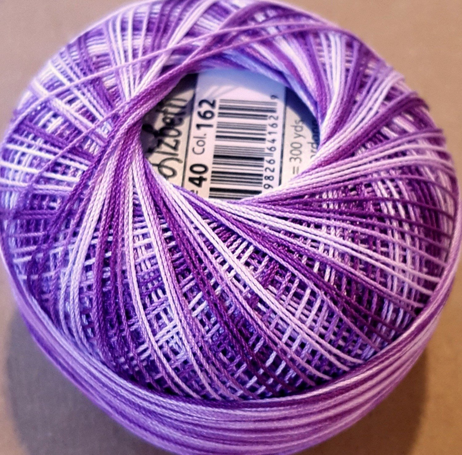 Col.162, Purple Iris Fusion, Lizbeth thread