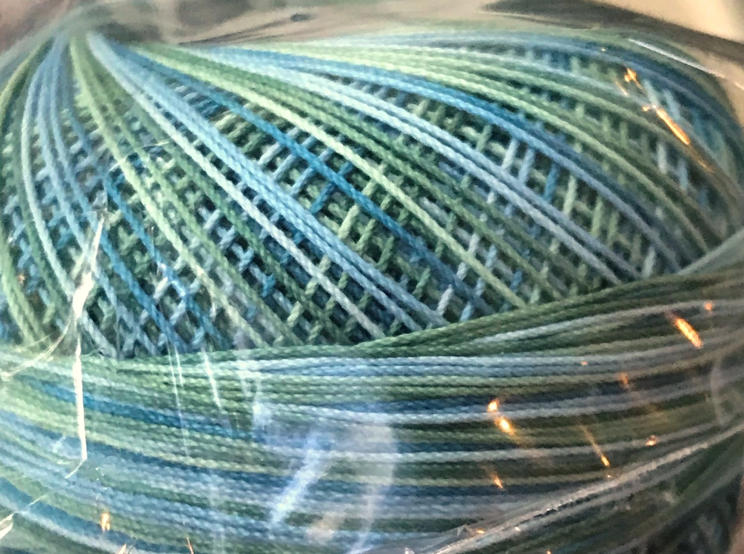 Col.164, Blue River Glades, Lizbeth thread