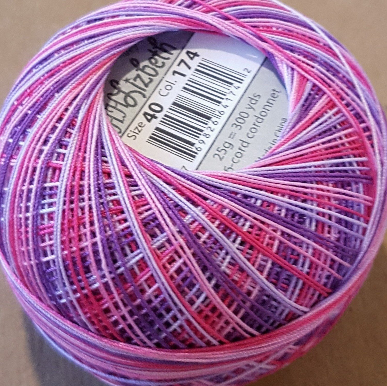 Col.174, Girly Girl, Lizbeth thread