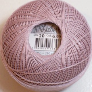 Col.639, Antique Violet Lt, Lizbeth thread
