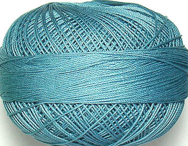 Col.662, Turquoise Lt., Lizbeth thread