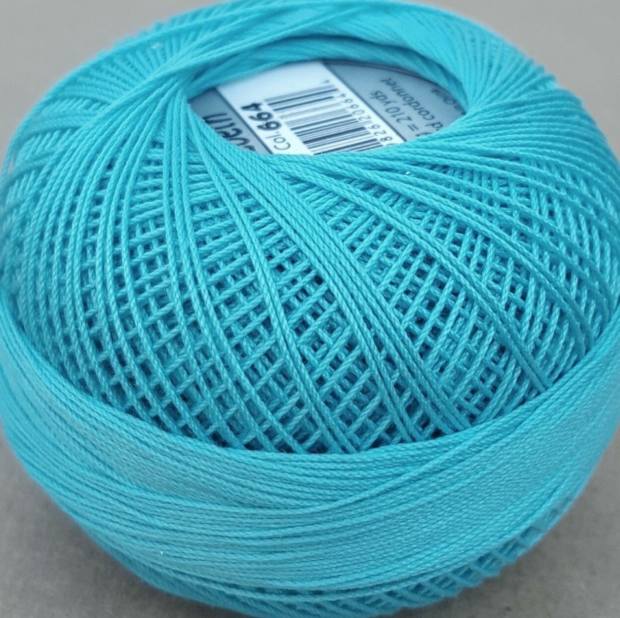 Col.664, Ocean Teal Med., Lizbeth thread
