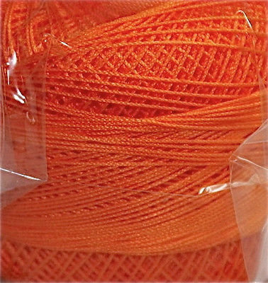 Col.695, Bright Orange, Lizbeth thread
