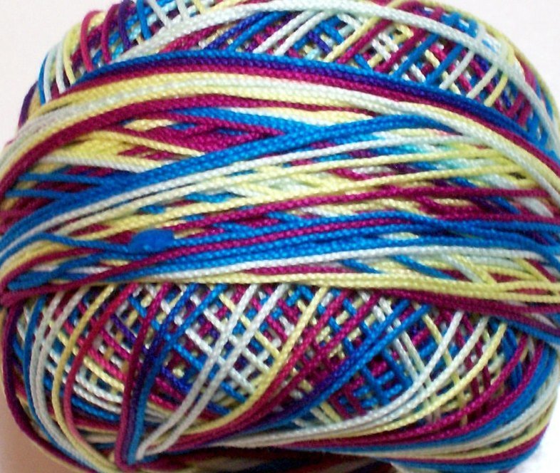 Col.105, Confetti, Lizbeth thread