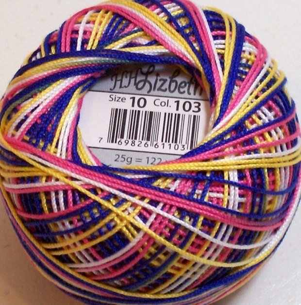 Col.103, Tutti Frutti, Lizbeth thread