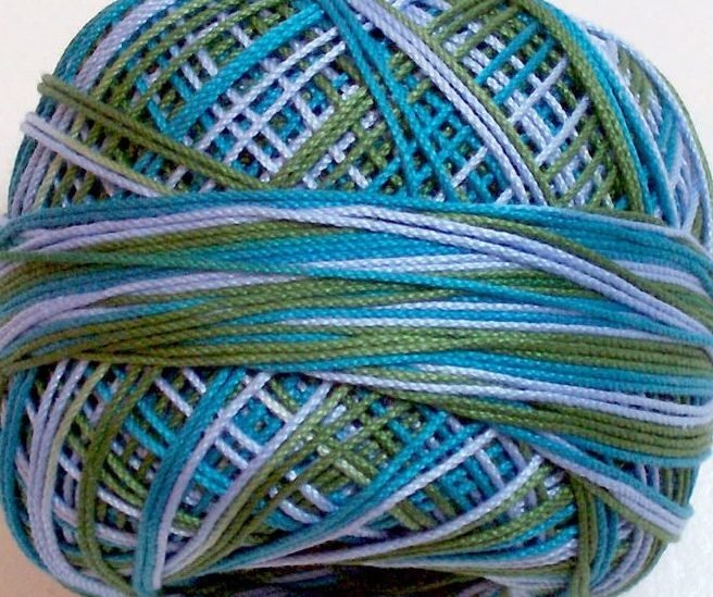 Col.117, Country Side, Lizbeth thread