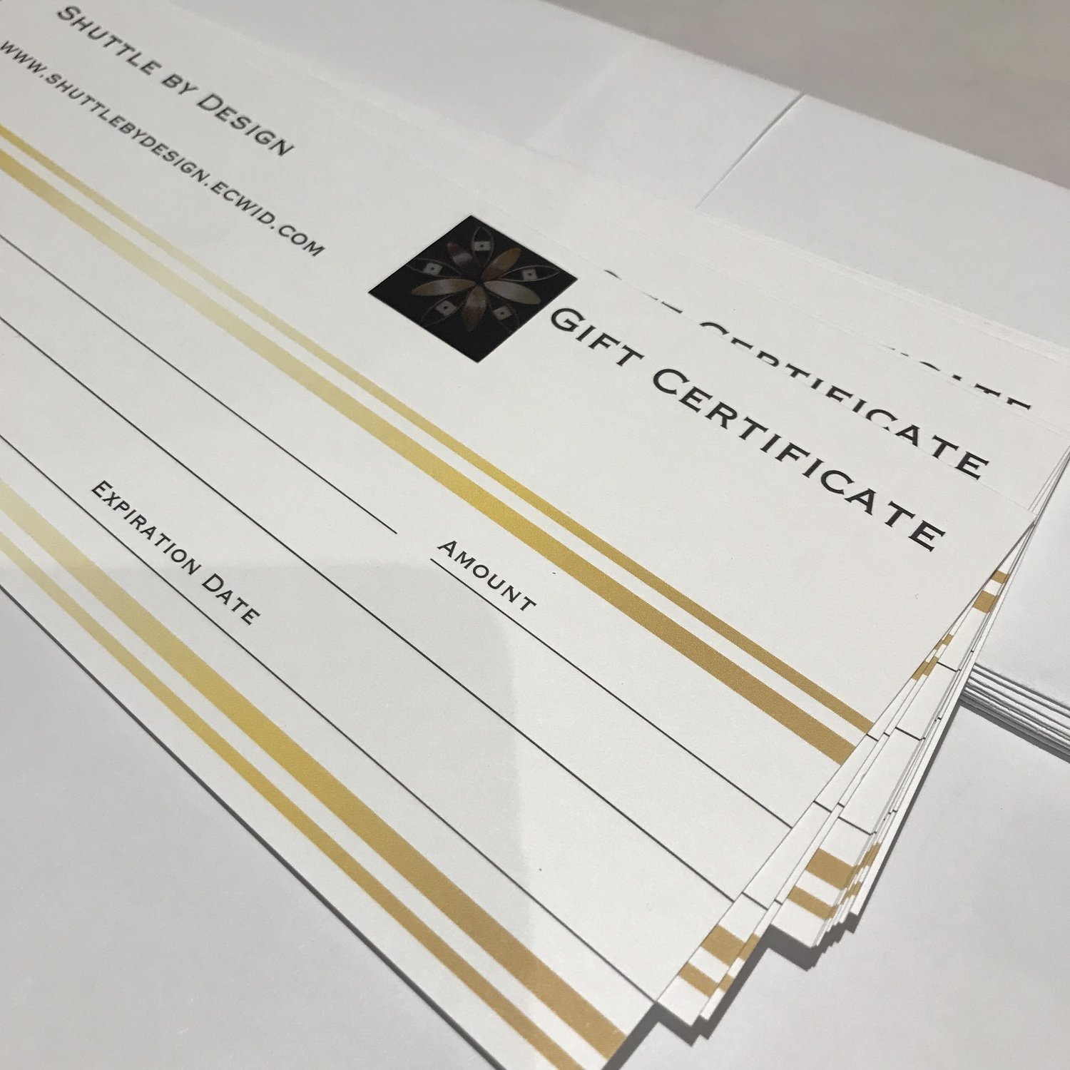 Gift Certificates from $15 to $50 USD