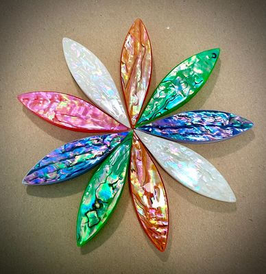 SewMate shuttles decorated with Abalone and Shell veneer