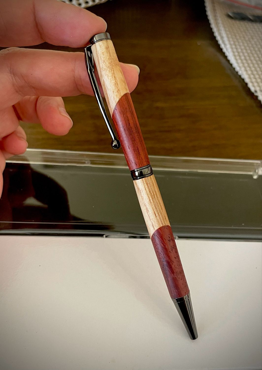 Elegant Handcrafted Wooden Pen