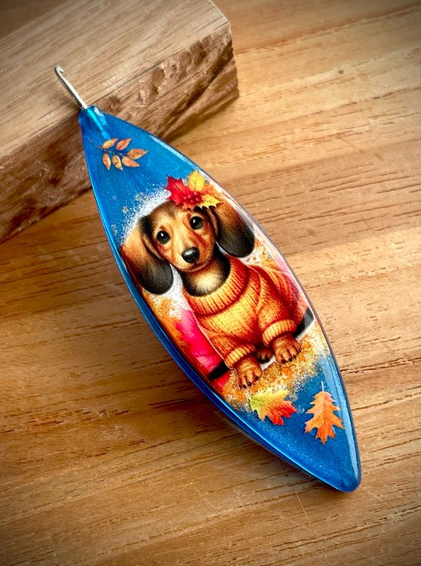 Moonlit shuttle decorated on one side, Autumn Cuddle Pups 2