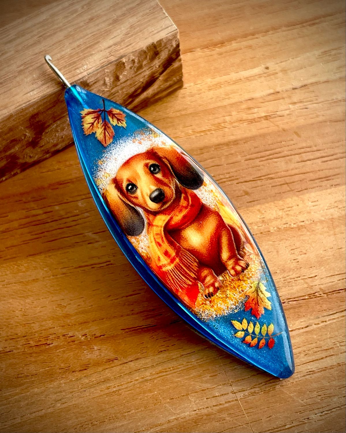 Moonlit shuttle decorated on one side, Autumn Cuddle Pups 3