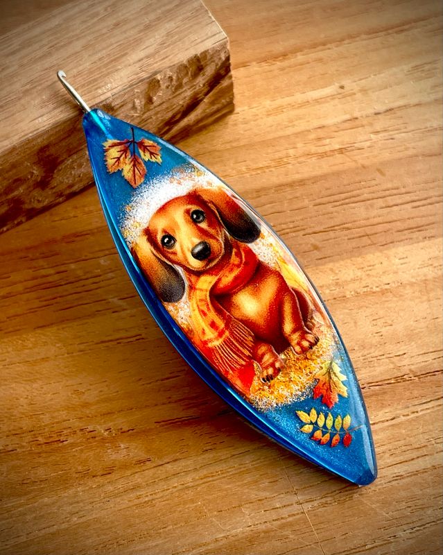 Moonlit shuttle decorated on one side, Autumn Cuddle Pups 3