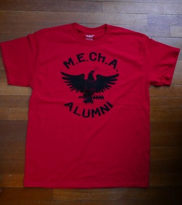 M.E.Ch.A. Alumni Cotton T-Shirt (red) SMALL