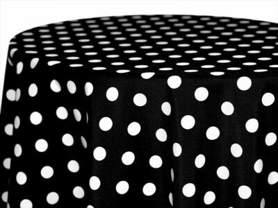 Black and White Polka Dot Napkin Rentals Black and White Polka Dot Napkin Rentals