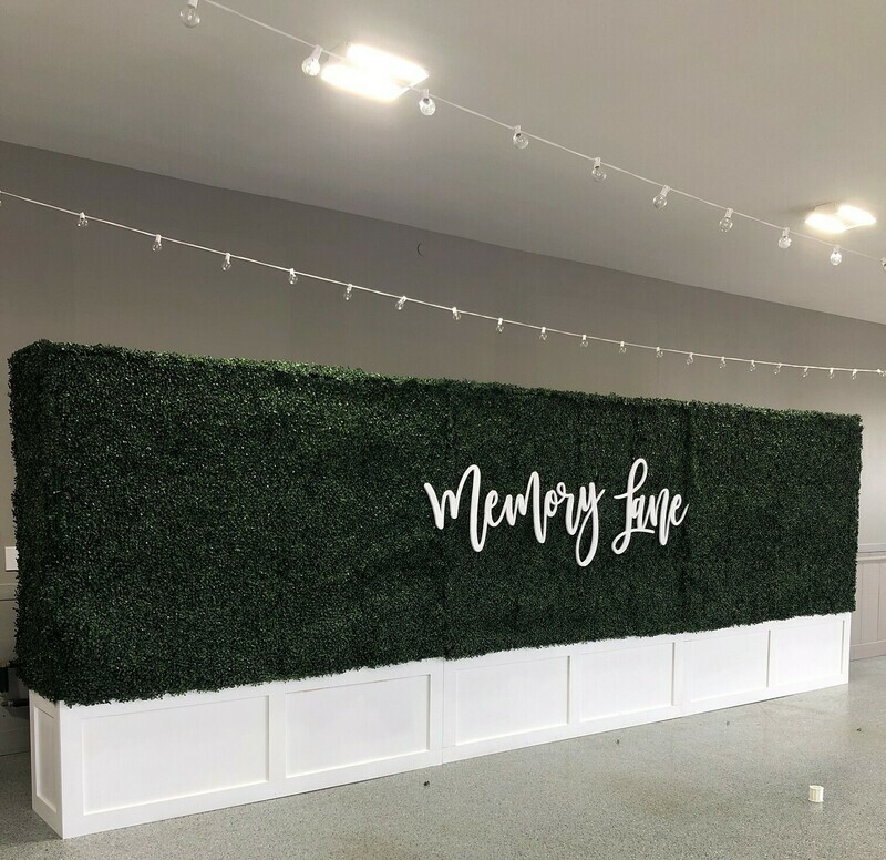 Artificial Boxwood Hedge Backdrop Rental - Iowa Artificial Boxwood Hedge Backdrop Rental - Iowa