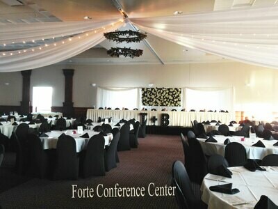 Black Banquet Chair Cover Rentals - Shipped Nationwide