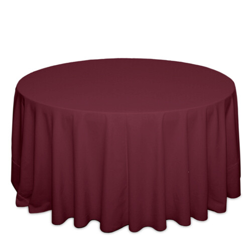 Burgundy Tablecloth Rentals