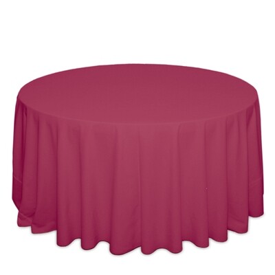 Hot Pink Tablecloth Rentals - Polyester