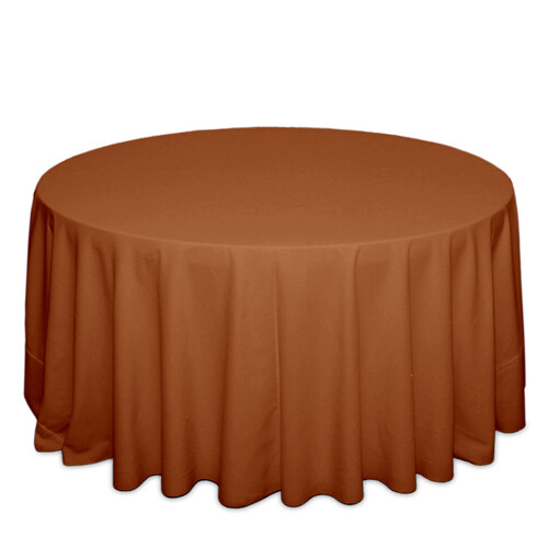 Burnt Orange Tablecloth Rentals