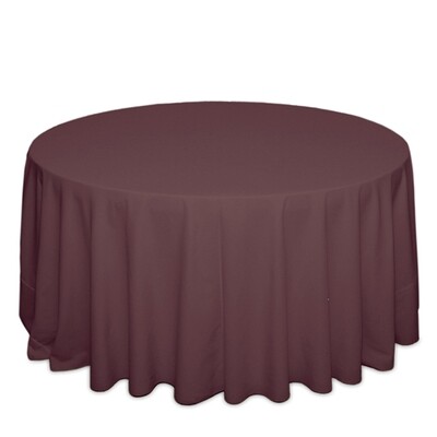 Claret Tablecloth Rentals - Polyester