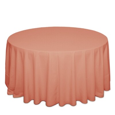 Coral Tablecloth Rentals - Polyester