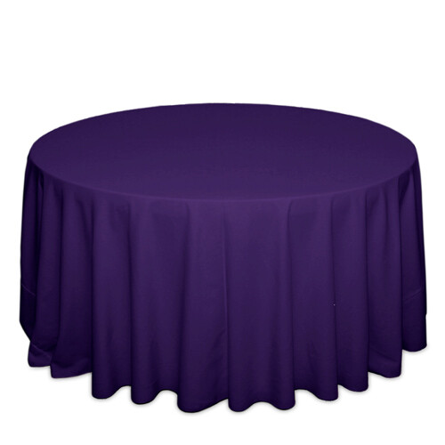 Purple Tablecloth Rentals - Polyester