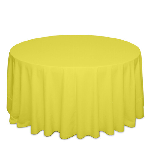 Neon Yellow Tablecloth Rentals