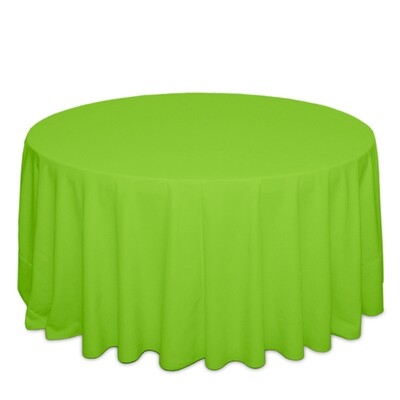 Neon Green Tablecloth Rentals - Polyester