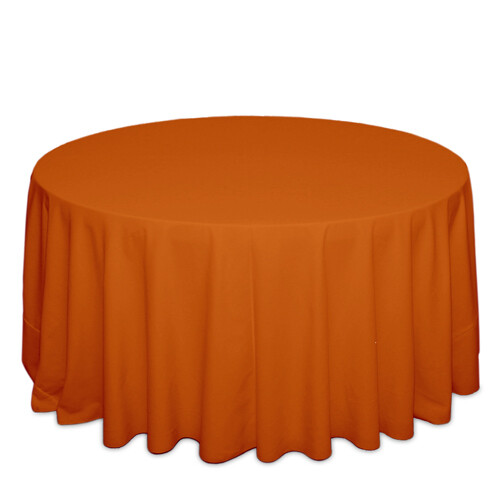 Orange Tablecloth Rentals - Polyester