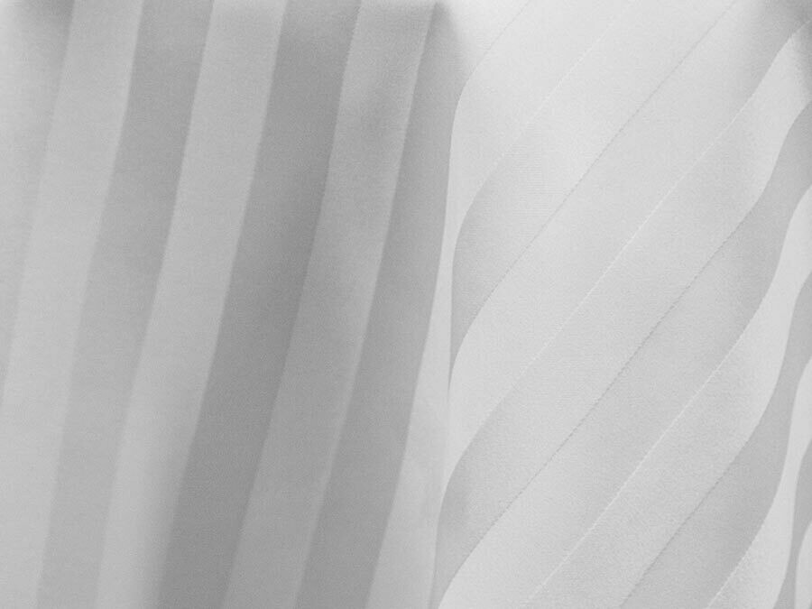 White Satin Stripe Tablecloths Rentals White Satin Stripe Tablecloths Rentals