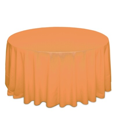Neon Tangerine Tablecloth Rentals