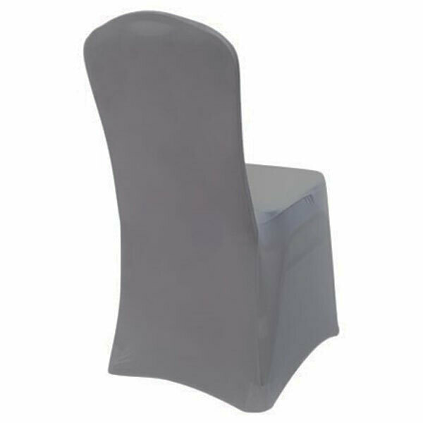 Silver Spandex Chair Cover Rentals
