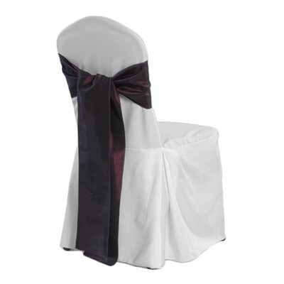 White Elite Banquet Chair Cover Rentals - 2/Pleat White Elite Banquet Chair Cover Rentals - 2/Pleat
