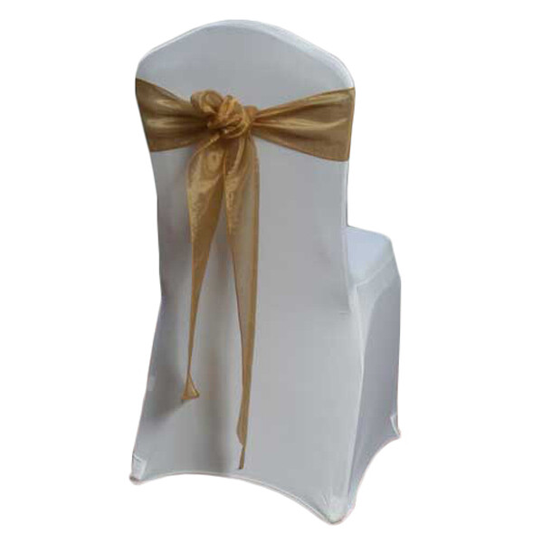 Bronze Chair Sash Rental - Mirror Bronze Chair Sash Rental - Mirror