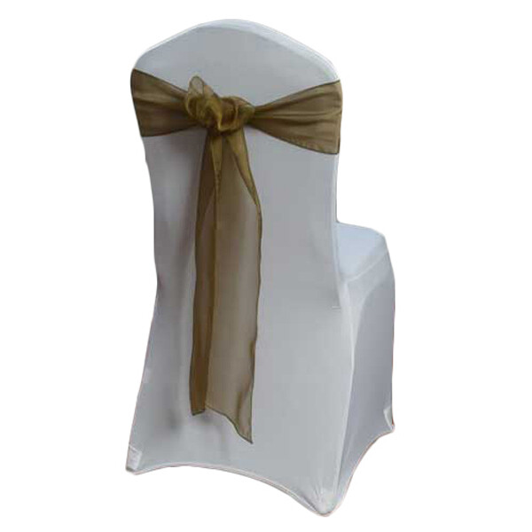Copper Organza Sheer Sash Rental Copper Organza Sheer Sash Rental