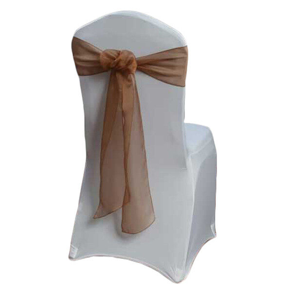 Cinnamon Organza Sheer Sash Rental Cinnamon Organza Sheer Sash Rental
