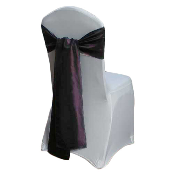 Eggplant Taffeta Chair Sash Rentals Eggplant Taffeta Chair Sash Rentals