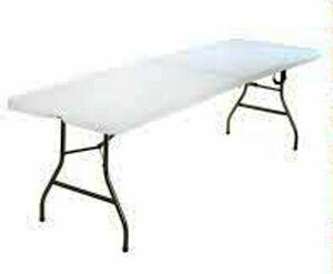 Cosco 8 Foot Rectangle Centerfold Table Rental - Des Moines Cosco 8 Foot Rectangle Centerfold Table Rental - Des Moines
