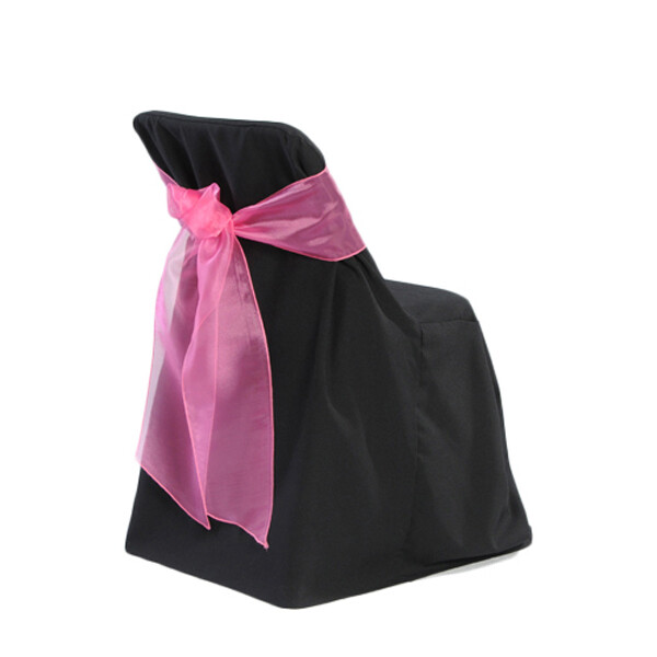 Black Folding Chair Cover Rentals