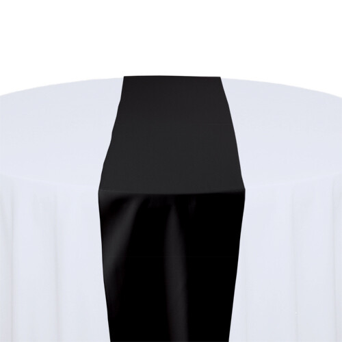 Black Table Runner Rentals - Polyester