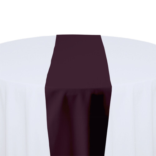 Eggplant Table Runner Rentals - Polyester