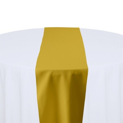 Gold Table Runner Rentals - Polyester