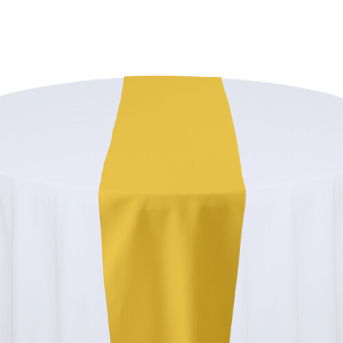 Goldenrod Table Runner Rentals - Polyester